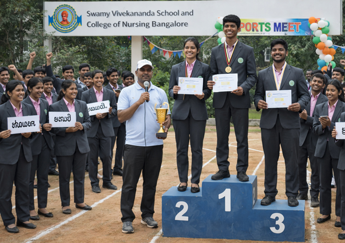 Students at Swamy Vivekananda & St. Mary's Group of Institutions